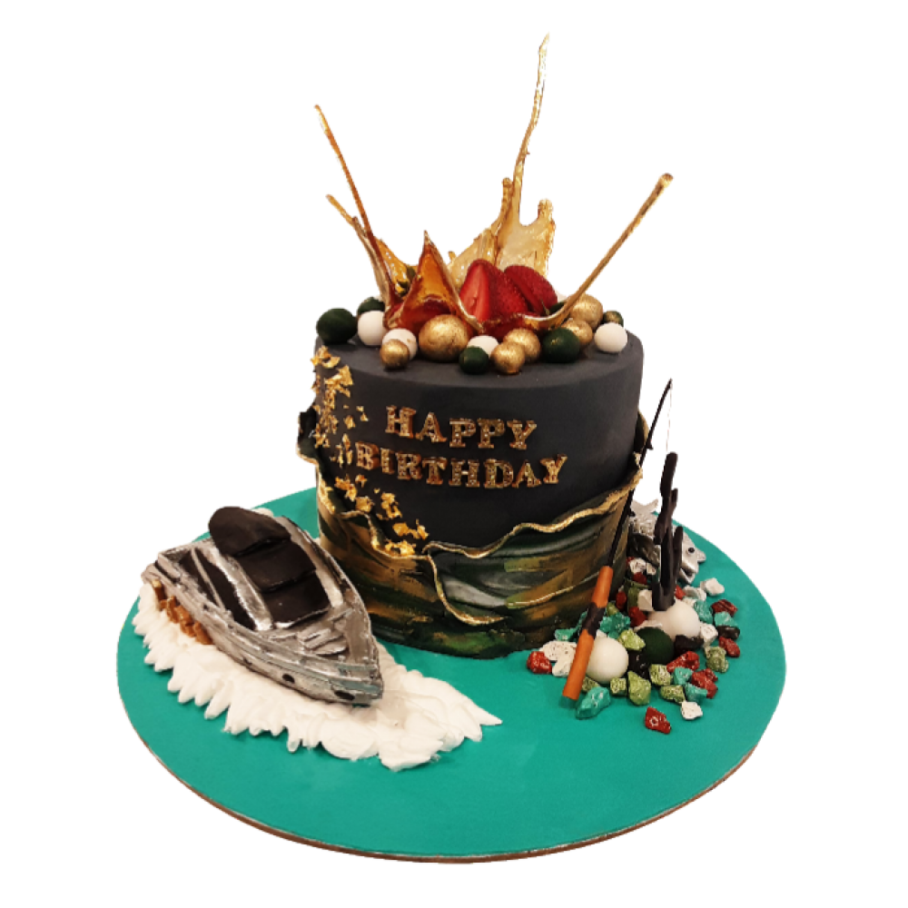 Yacht Theme Cake yacht-theme-cake